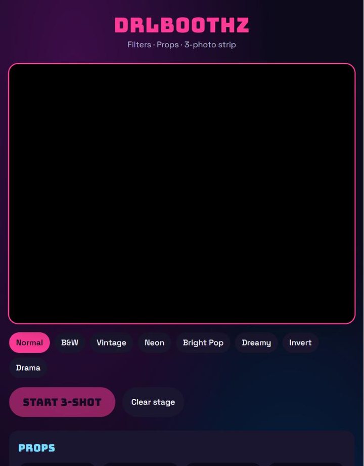 DRLBOOTHZ selfie booth